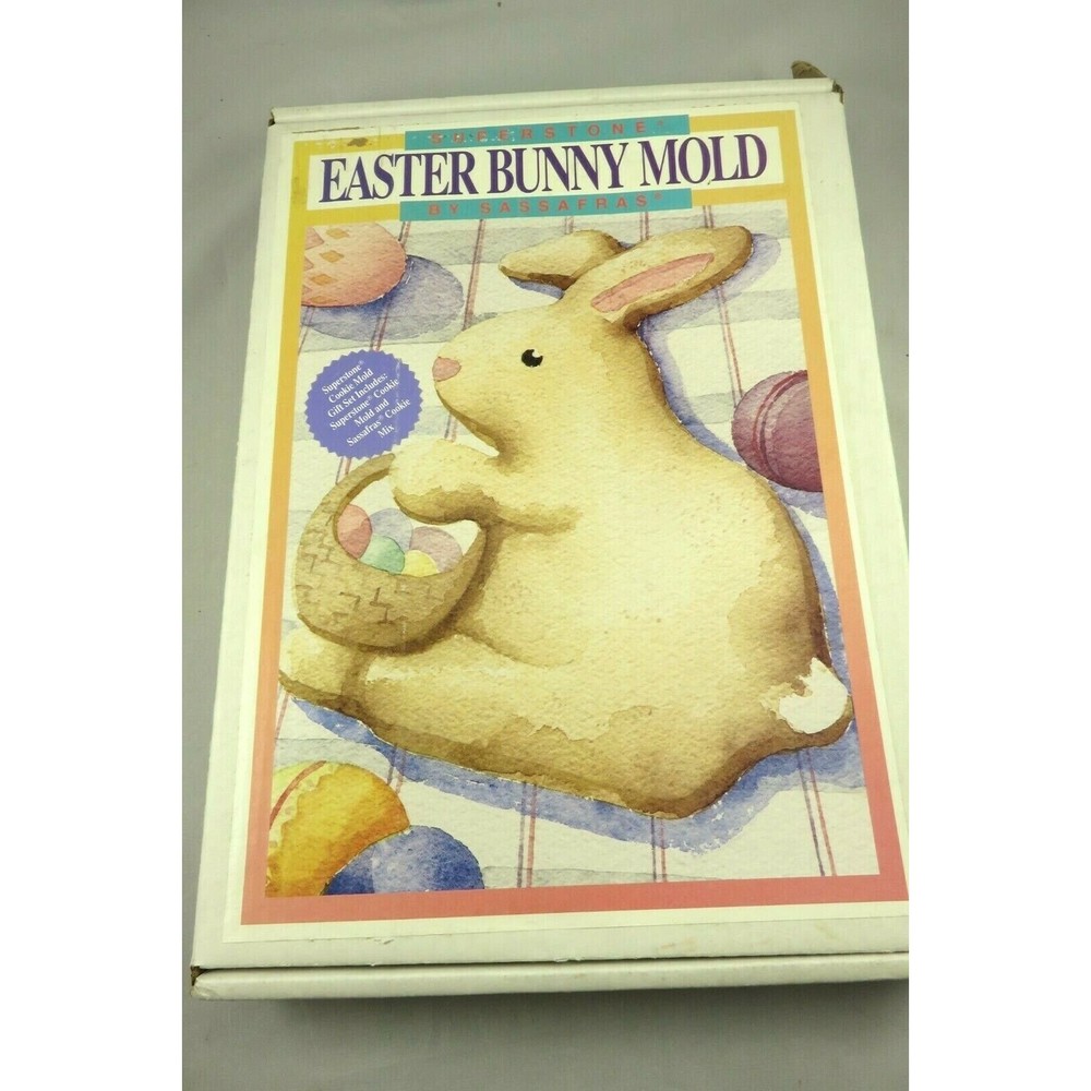 SASSAFRAS SUPERSTONE EASTER BUNNY 11 1/2 INCH TALL COOKIE MOLD
